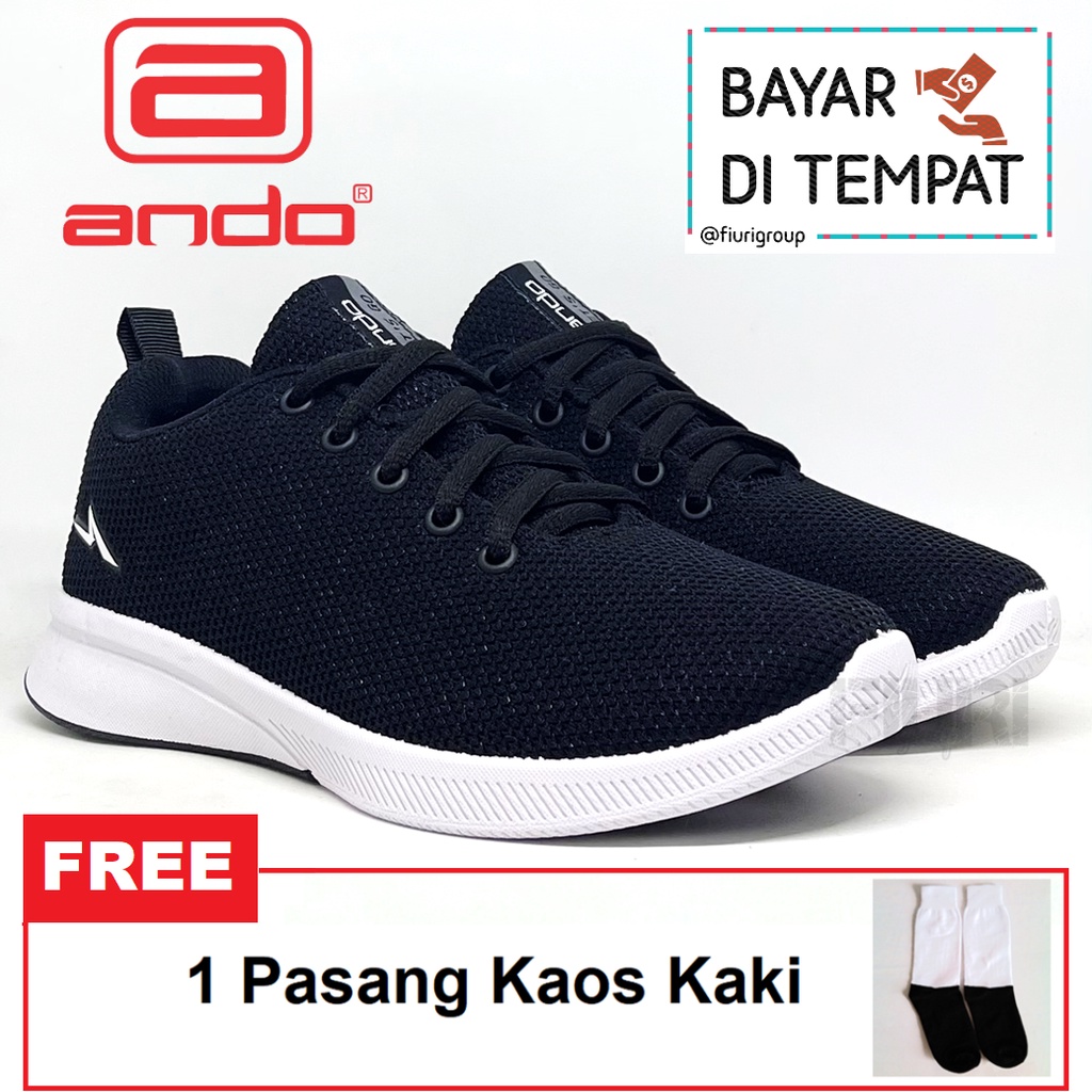 FIURI - ANDO ORIGINAL - BSC 32 33-40 HITAM PUTIH - SEPATU SNEAKERS SPORT KANVAS SOL KARET WANITA PRIA - SEPATU KETS TRENDY ANAK PEREMPUAN LAKI-LAKI - SEPATU OLAHRAGA LARI FITNES SENAM KERJA KULIAH SEKOLAH SD SMP SMA BERTALI CEWEK COWOK MURAH PROMO DISKON