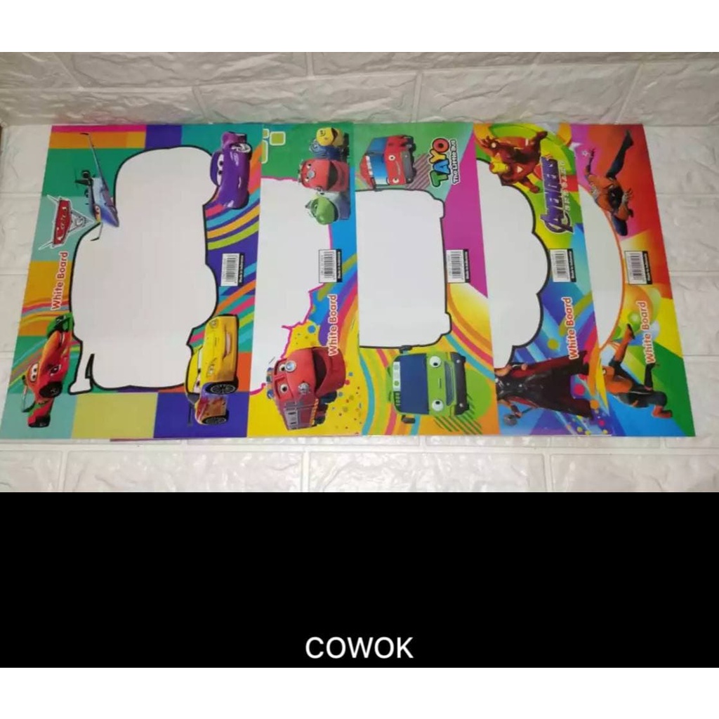 BUKU GAMBAR UKURAN A4 KARAKTER KARTUN ISI 3 BUKU