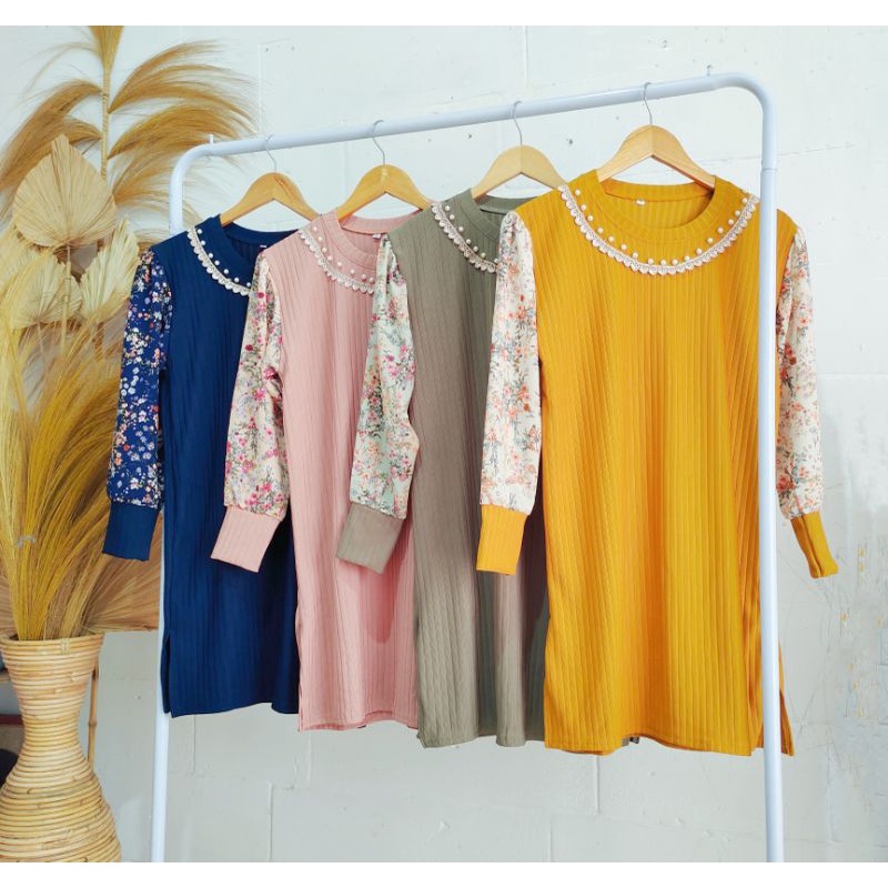 tunik import terbaru /baju tunik wanita aplikasi mutiara/ baju wanita terbaru 2022