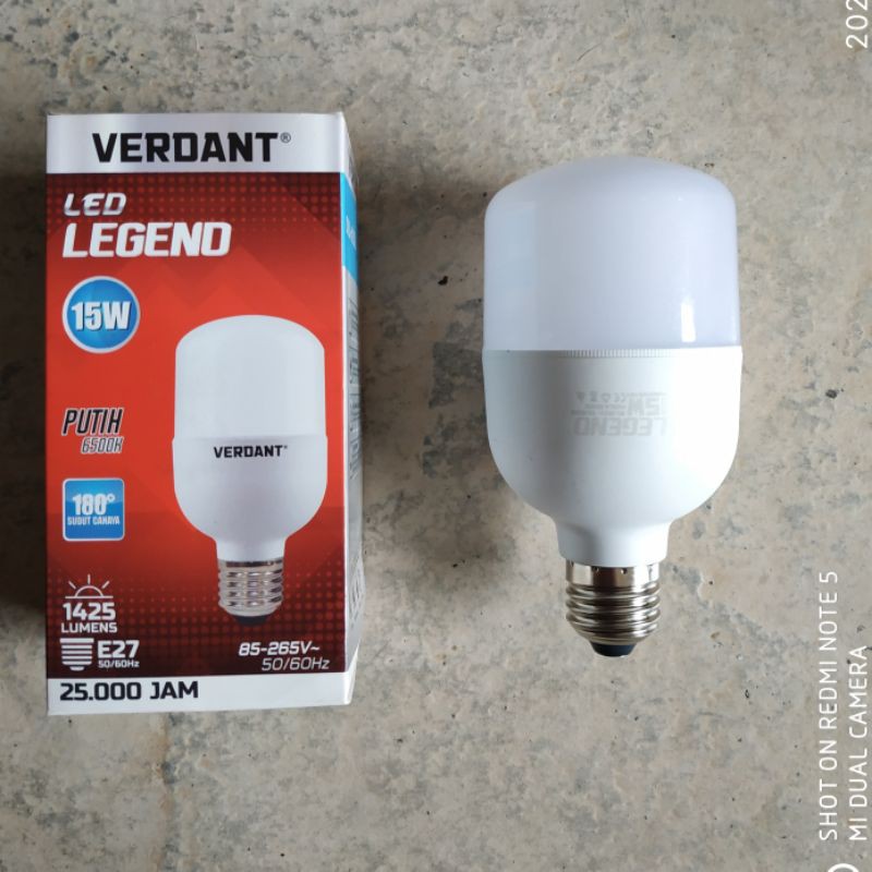 Lampu led 15 watt Verdant