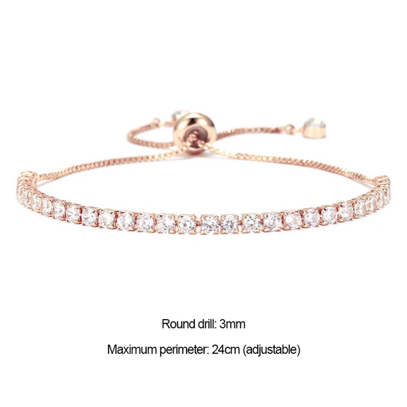 Gelang Emas 18K Adjustable Untuk Wanita