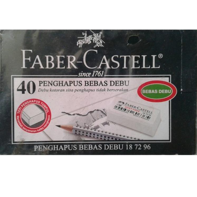 

Siap Kirim.. [1 pak] penghapus eraser FABER CASTELL kecil putih isi 40 pcs