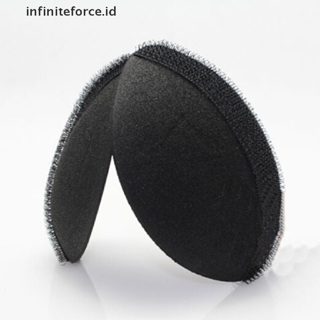 (Infiniteforce.Id) 2pcs / Set Spons Velcro Bumpits Untuk Menata Rambut Wanita