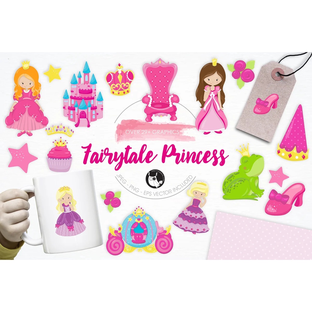 Fairytale Princess Illustration Pack