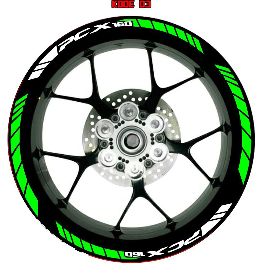 Sticker cutting lis pelk pcx 160 lis velg HONDA PCX 160 KODE 03