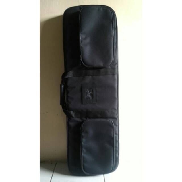 Tas Bedil Terlaris bentuk kotak / tas senapan murah polos hitam