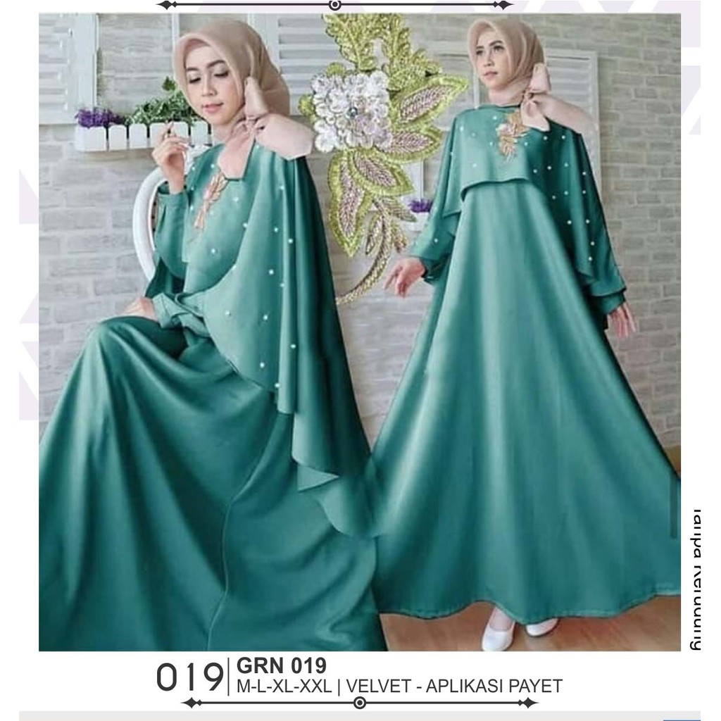 22 Model  Baju  Gamis  Terbaru  Lebaran 