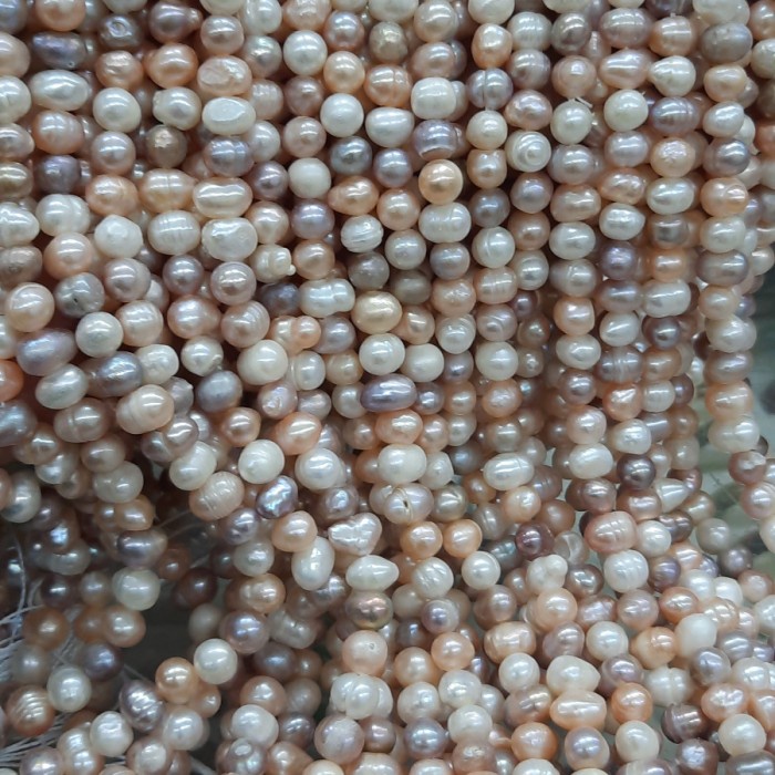 Sequins Mutiara Air Tawar Bulat 10Mm