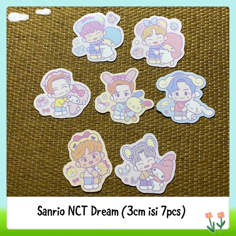 

7pcs sticker tempelan sanrio nct dream korean kpop