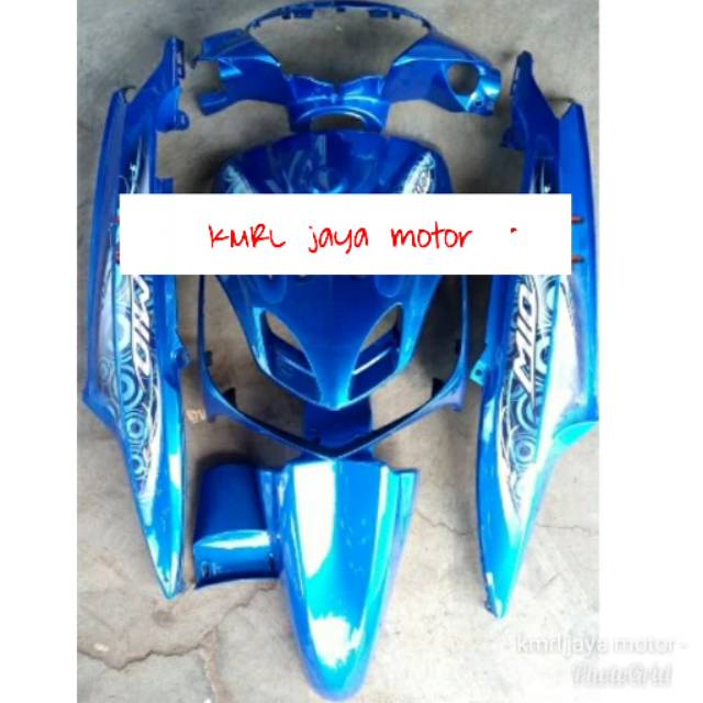Body Alus Mio Sporty / Mio smile biru plus Striping