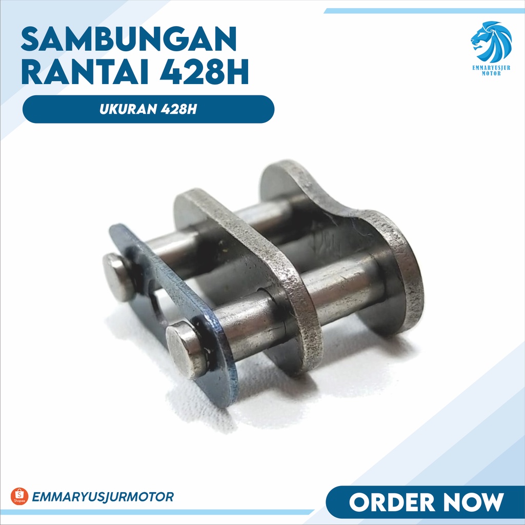 SAMBUNGAN RANTAI MOTOR 428H SILVER