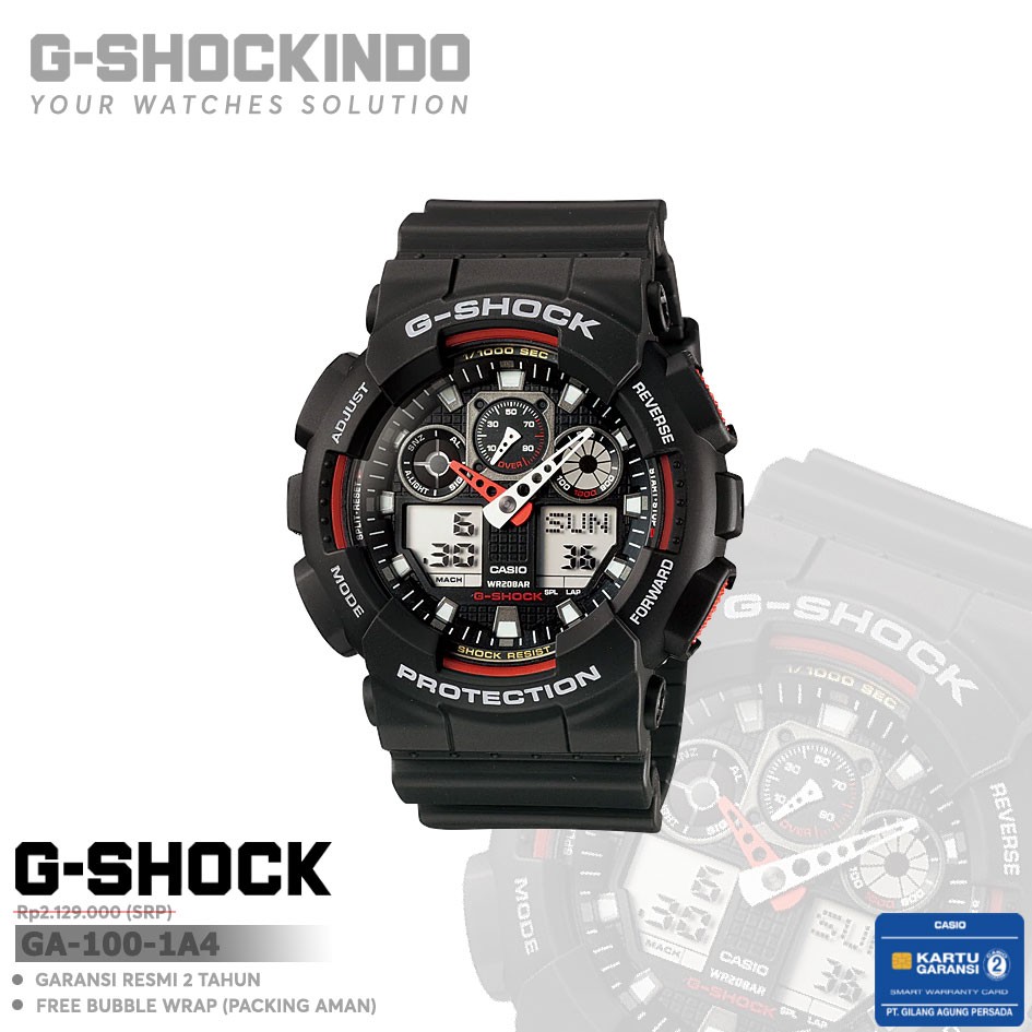 Casio G-Shock GA-100-1A4 / GA-100-1A4DR Original