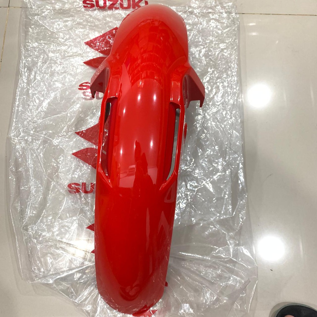 SPAKBOR DEPAN SATRIA FU INJEKSI 150 MERAH ORIGINAL SGP