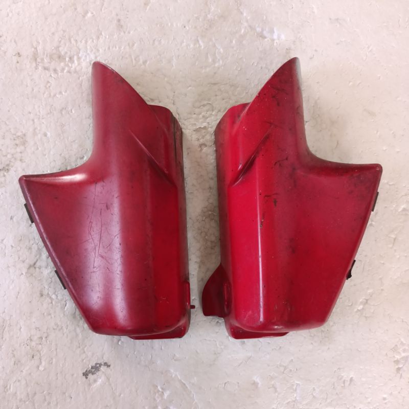 Cover tutup shock shok skok depan merah Yamaha Vega R lama vega lama Original copotan