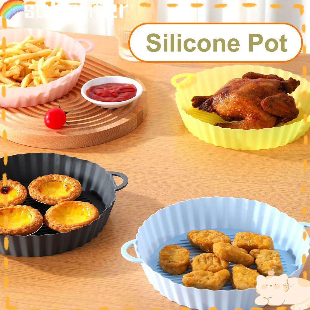 Solighter Aksesoris AirFryer Baki / Panci Panggang Bahan Silikon Reusable