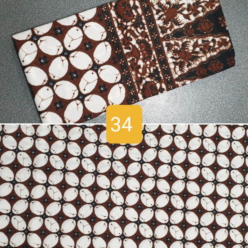 Kain Sarung H.SANTOSO A Batik Jogja Klasik - SARUNG JOGJAAN PUTIH-34