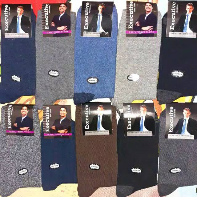 Kaos Kaki Kerja Pria Executive all Size bahan Spandex