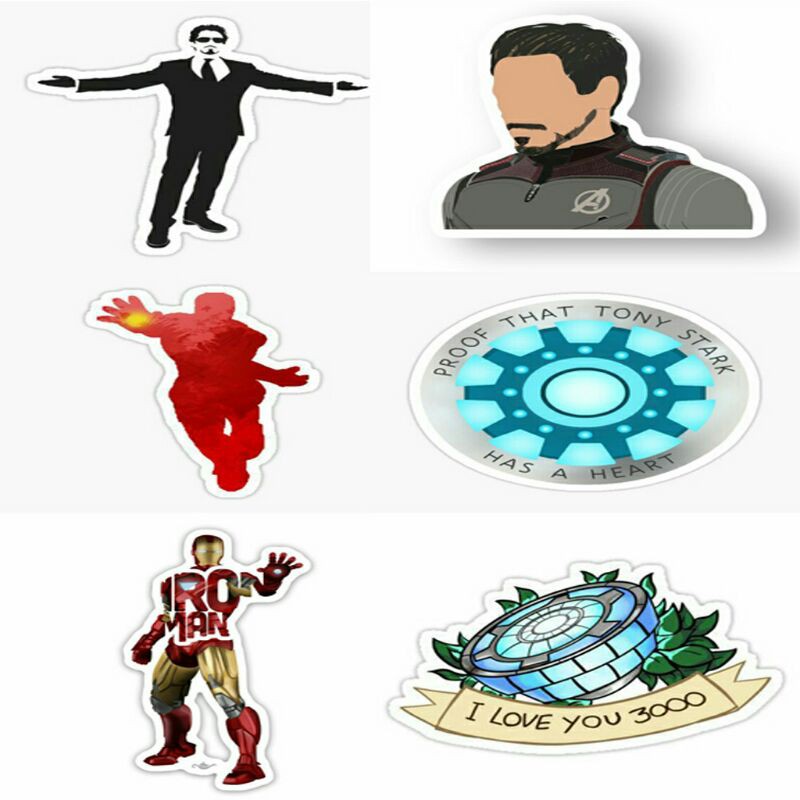 

Sticker Cutting Iron Man