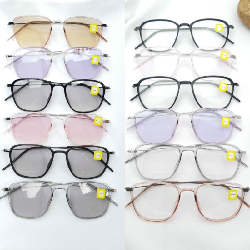 FRAME KACAMATA LENTUR 2189 + LENSA PHOTOCROMIC ANTI UV ( NORMAL ) TIDAK MINUS, ANTI RADIASI &amp; PLUS