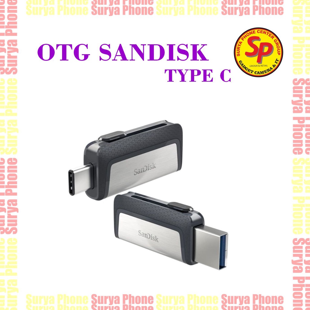 Sandisk Ultra Dual Drive USB TYPE C Flashdisk OTG Type-C