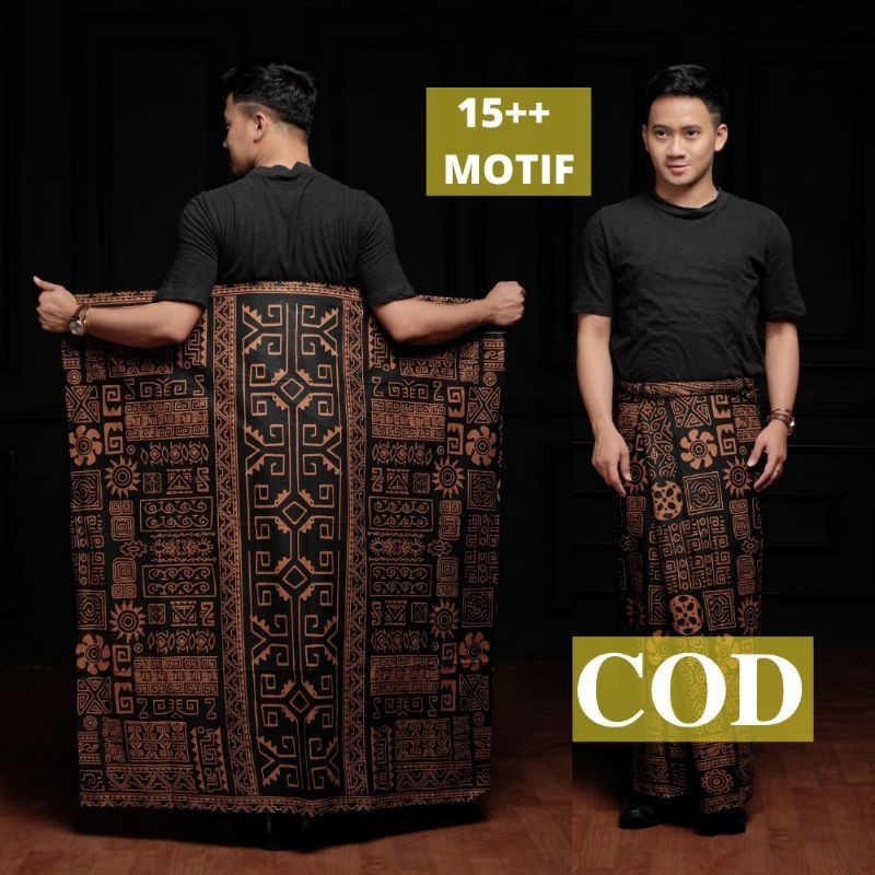 SARUNG BATIK PALAEKAT BALIMOON / SARUNG MOTIF BENOWO / GUNUNGAN WAYANG TERLARIS NU LIST HIJAU/BISA BAYAR DITEMPAT