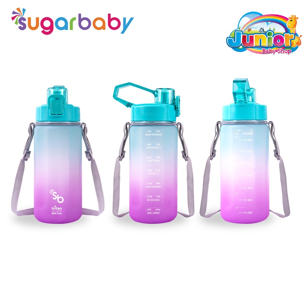 Sugar Baby Tritan Fit Bottle 2in1 Rainbow 1050ml