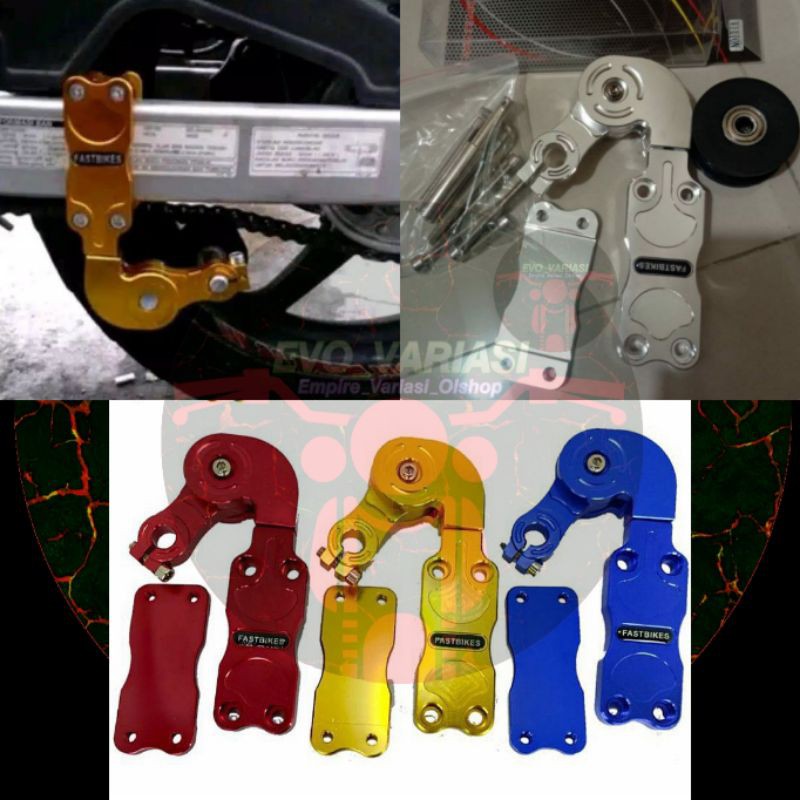 stabilizer rantai vixion new/old stabilisator penyangga rantai penahan rantai tensioner roll cnc uni