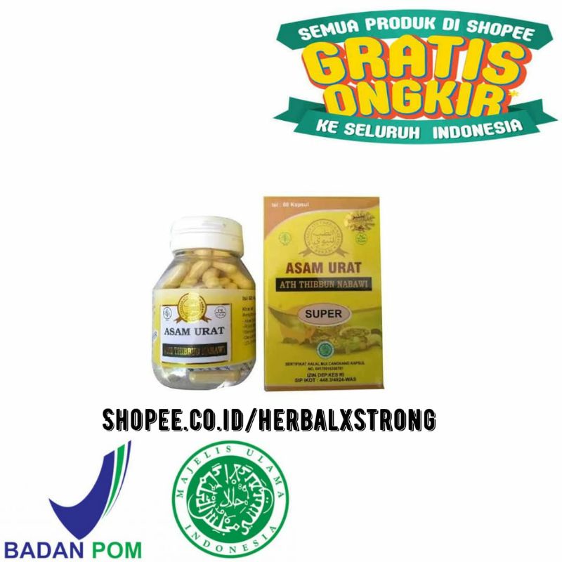 Jual Ath Thibbun Nabawi Obat Asam Urat Super Ampuh Shopee Indonesia 6579