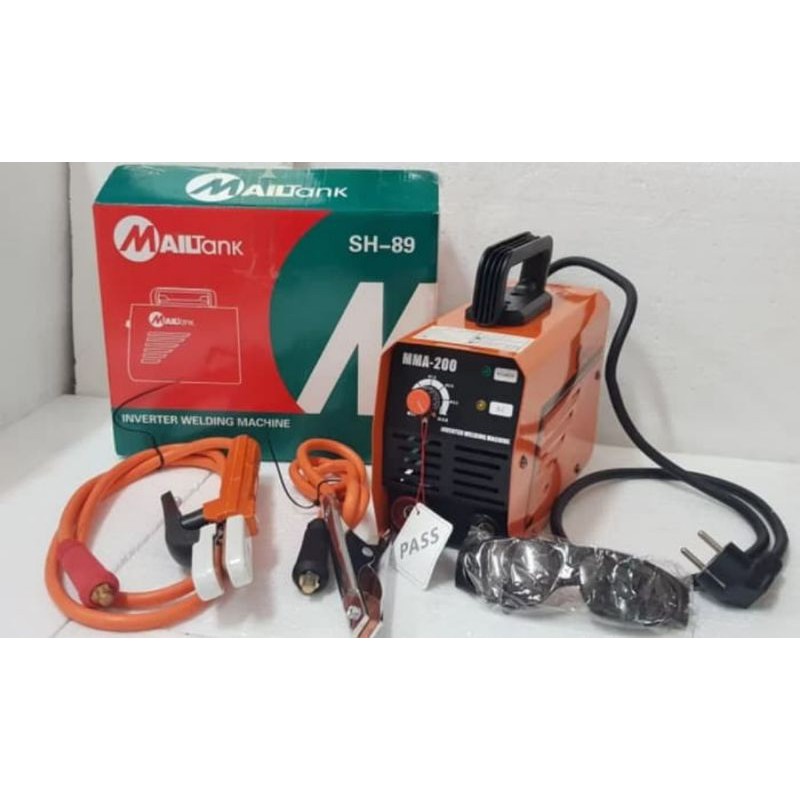 MAILTANK Mesin las 200 A Travo las 900 watt MMA SH-89