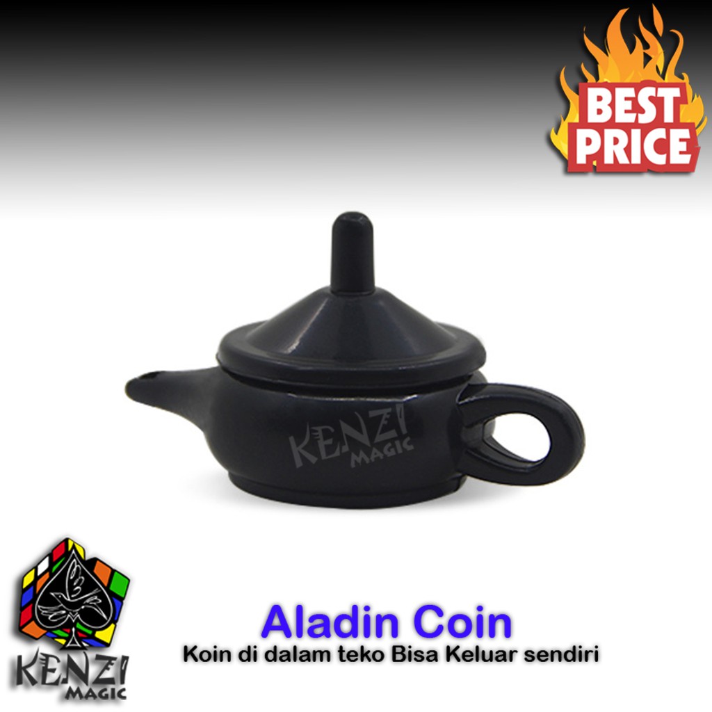 Alat Sulap Aladin Koin - Mainan Teko Sulap Koin menembus