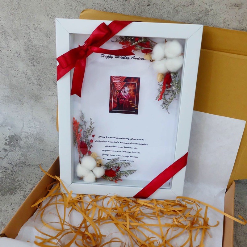 frame 3D dried flower