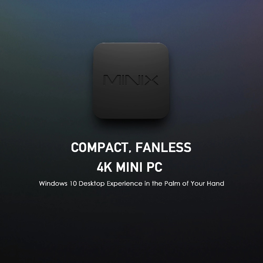 MINIX NEO Z83-4 MAX - Mini PC Win 10 - Intel Z8350 RAM 4GB eMMC 128GB