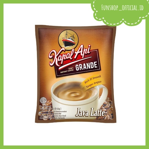 

KAPAL API GRANDE JAVA LATTE RENTEG 10X20GR