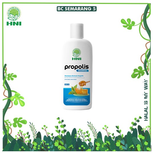 PROPOLIS SHAMPOO -  SHAMPO HNI - SHAMPO HPAI - ANTI RONTOK - ANTI KETOMBE - RAMBUT BERKILAU & LEMBUT