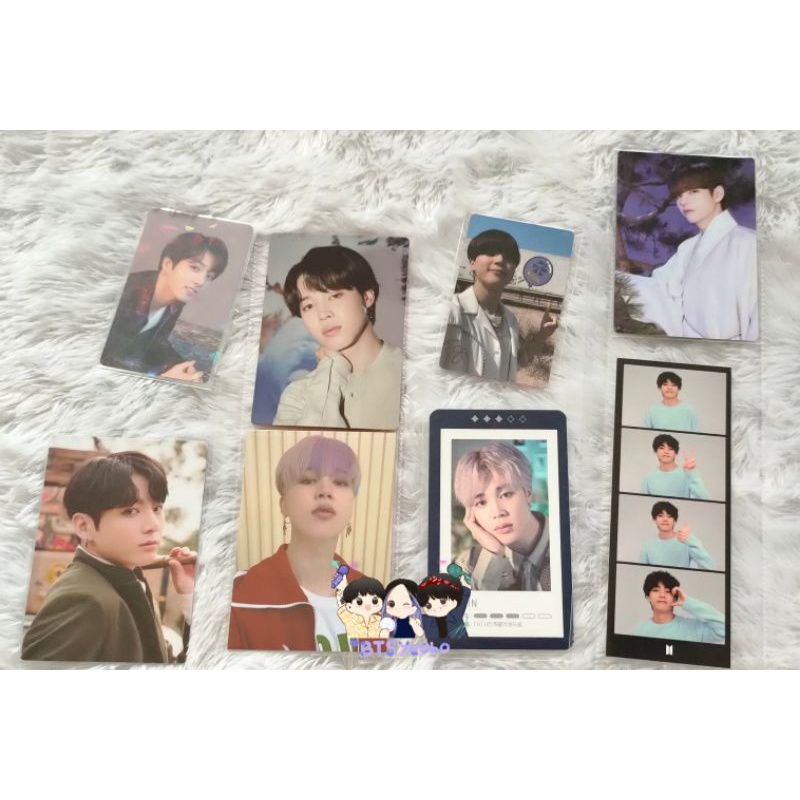 Photocard all about maknae photocard Jungkook tear O, jimin, taehyung dalmajung