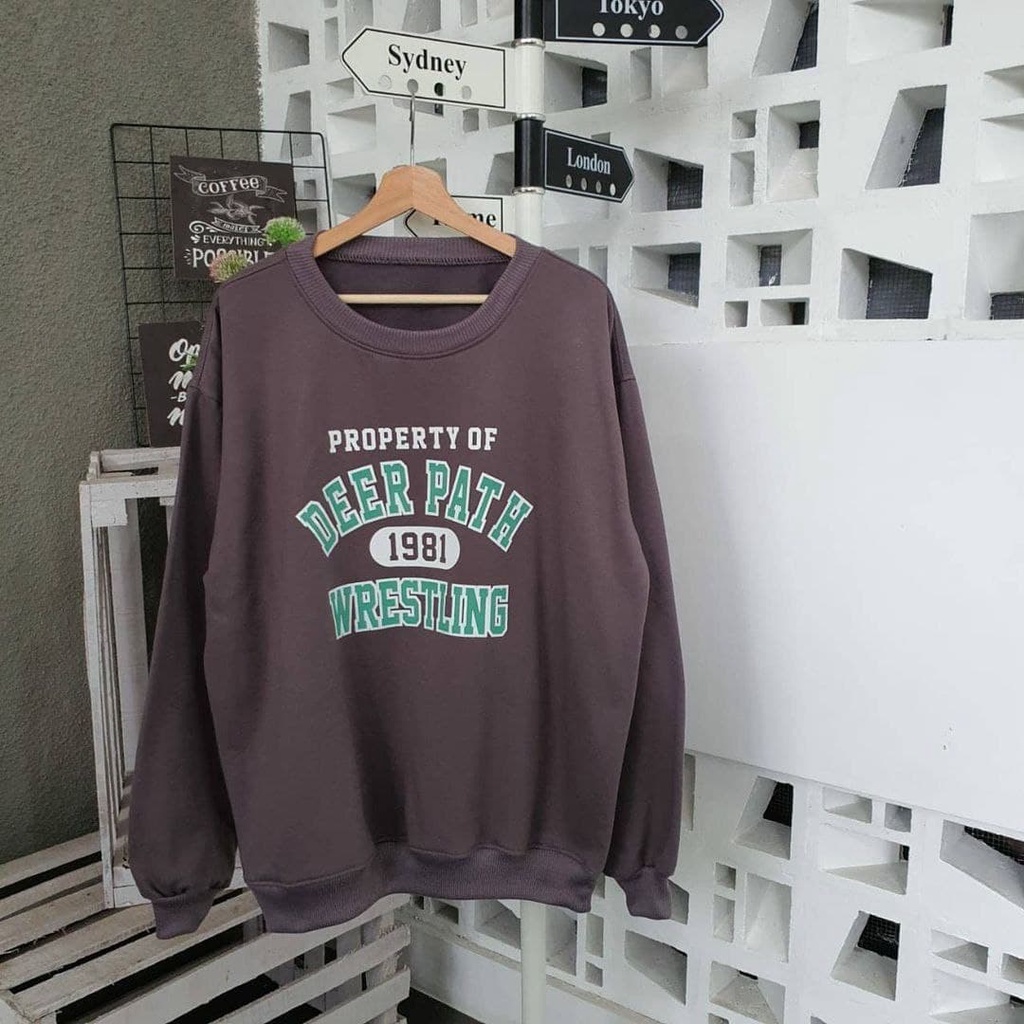 Nara Grosir - Deer Path XXL Sweater l Sweater Pria dan Wanita