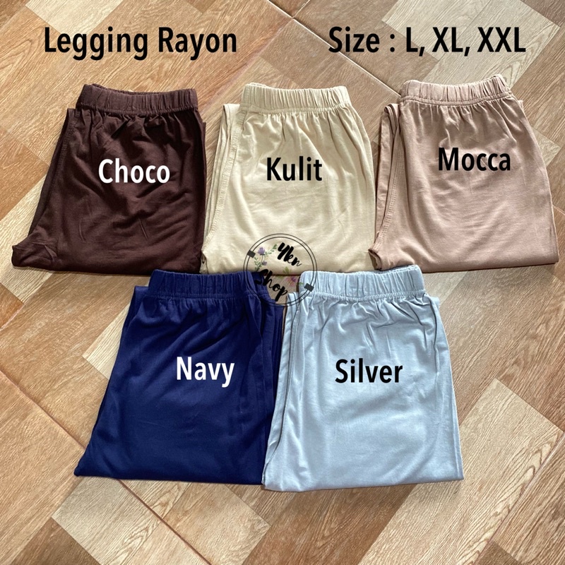 LEGGING KAOS RAYON Ukuran Wanita Remaja Dewasa