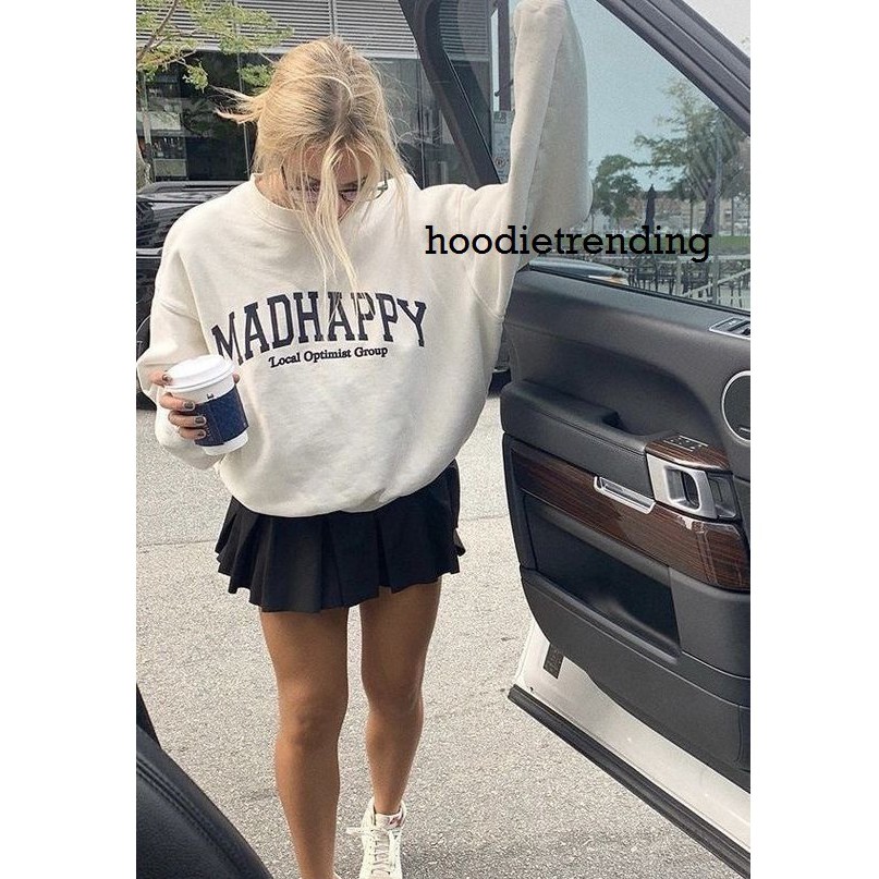 HODISO - Basic Sweater Madhappy Unisex(Pria&amp;Wanita) Size M-Xxl Tumblr