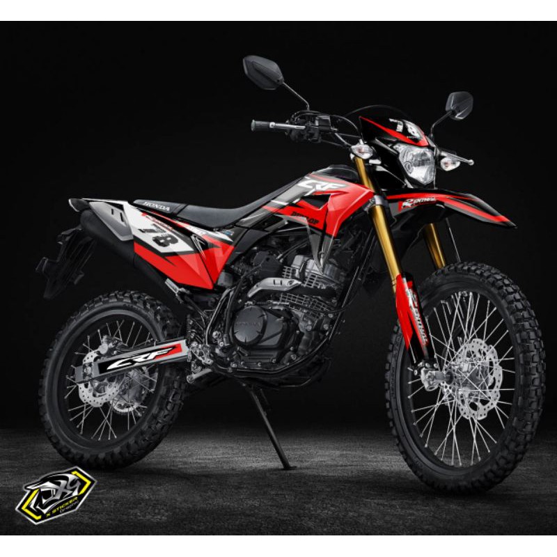 sticker motor decal crf