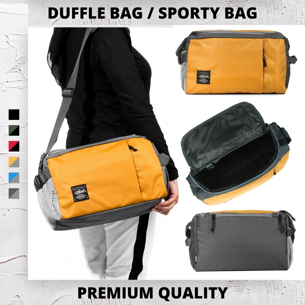 Tas Selempang Olahraga Gym Fitness Renang Handuk warna Gold  - Blesco Rush