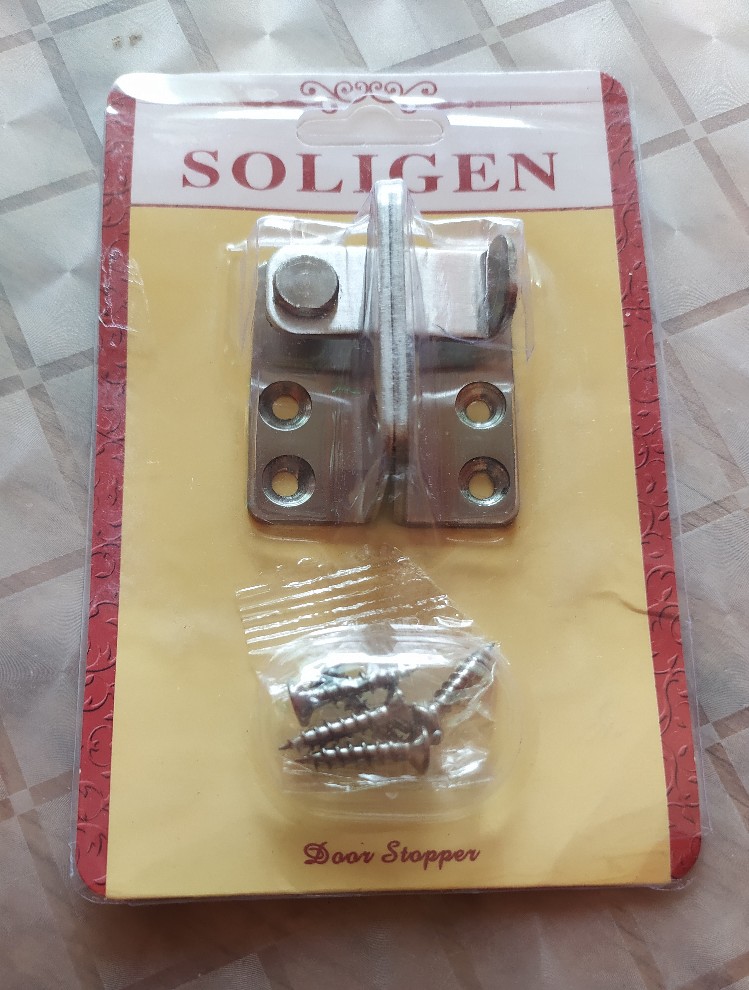 Grendel / Slot / Pengaman Pintu Sliding / Geser Stainless Soligen