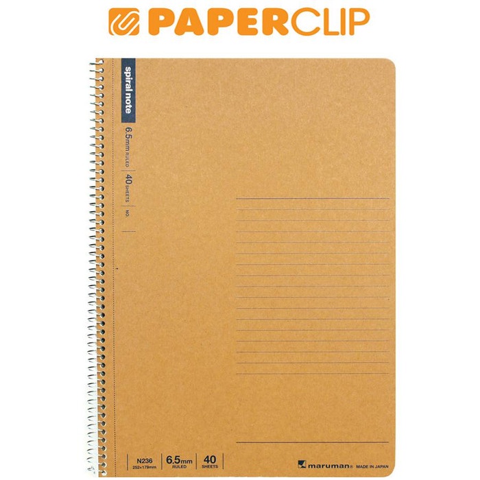 

[RESTOCK] NOTEBOOK B5 MARUMAN SPIRAL NOTE BASIC N236 40S