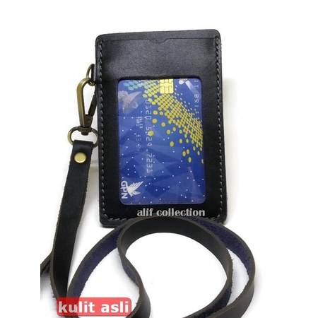 

iD card holder kulit asli - name tag kulit asli costum nama perusahaan dan photo i