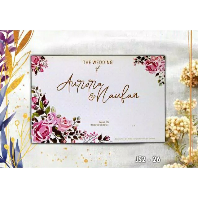 Blangko Undangan KOSONGAN JAVA SIGNATURE JS 26