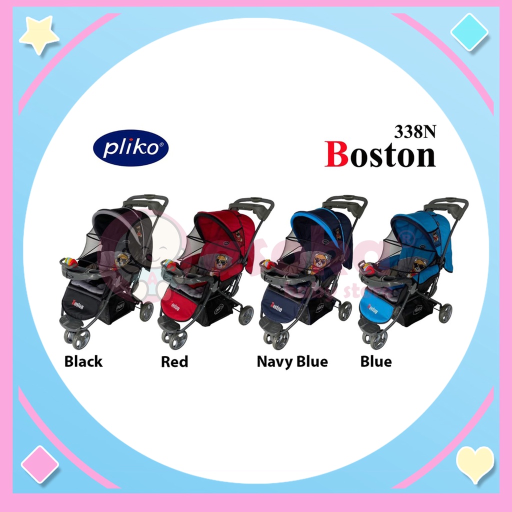 Stroller Bayi Pliko Boston 338 - Dorongan Bayi ASOKA