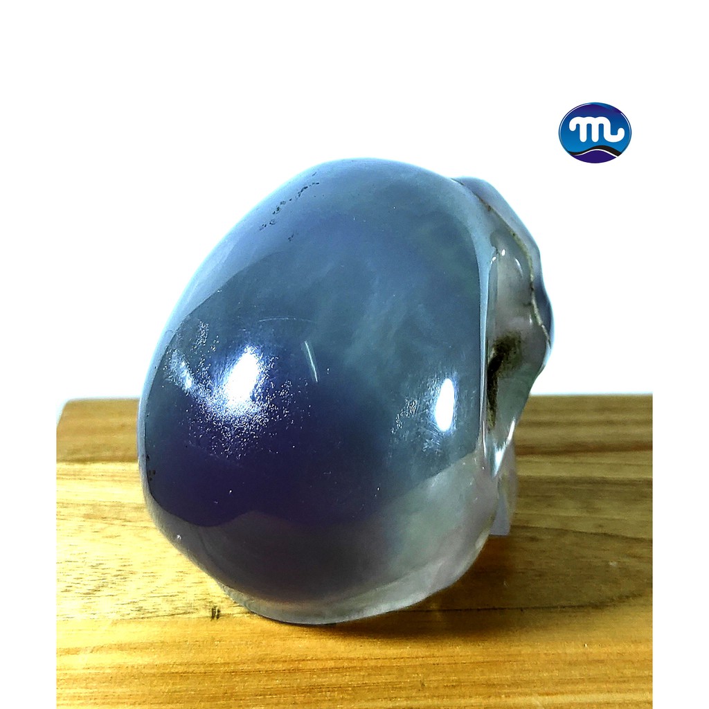Ukiran Tengkorak Batu Flourite - Skull Carving Flourite SC-02