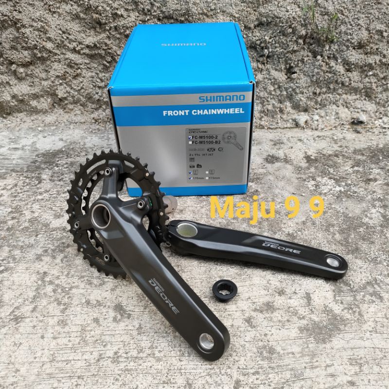 Crankset Shimano Deore M5100 36/26T Hollowtech 2 Double Crank Set Mtb