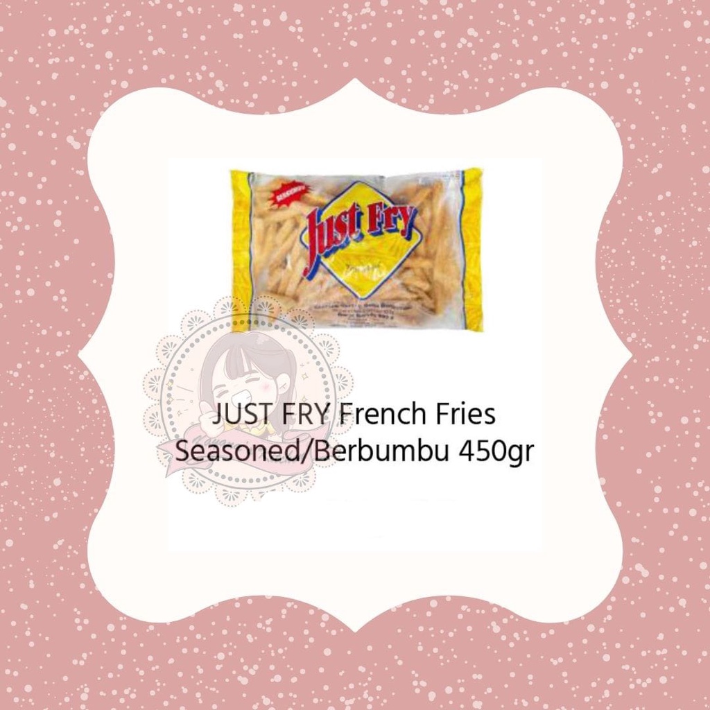 

KENTANG GORENG FRENCH FRIES SEASONED/BERBUMBU JUST FRY 450GR