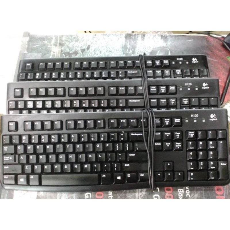 KEYBOARD MURAH LOGITECH K120 USB LIKE NEW BERGARANSI