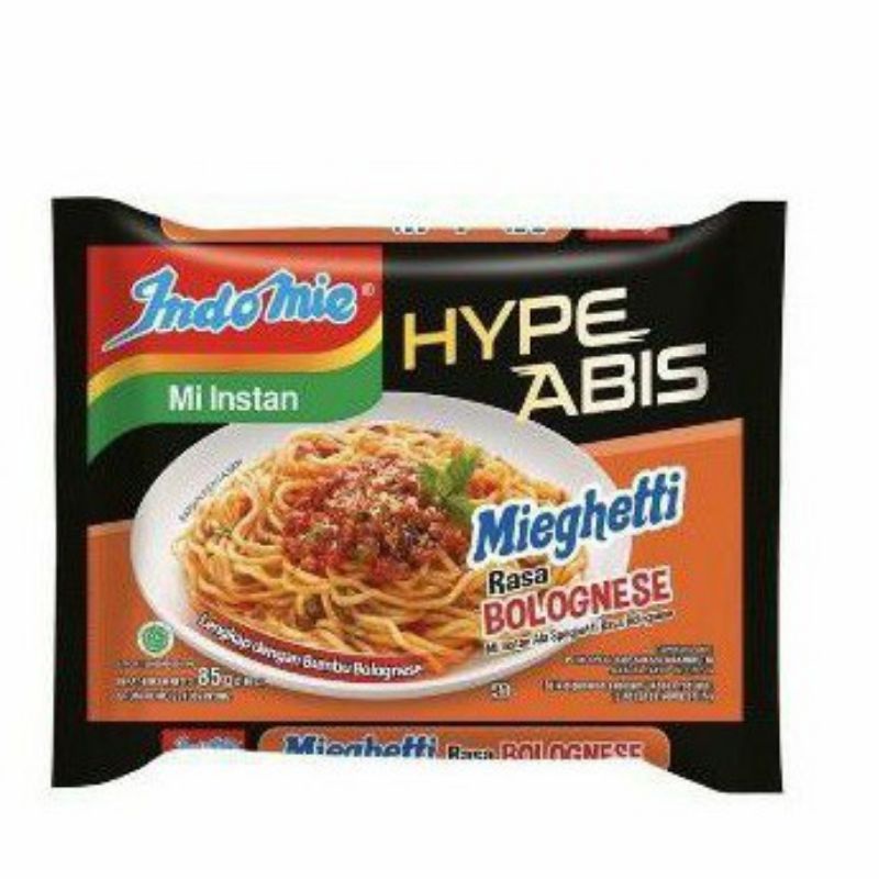 

(5 PCS) INDOMIE Mieghetti Bolognese / Spaghetti / Indofood / Mie Instant